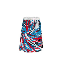将图片加载到图库查看器，Colorful Thin Lines Art Skirt by The Photo Access
