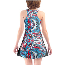 Lade das Bild in den Galerie-Viewer, Colorful Thin Lines Art Custom Chemise by The Photo Access
