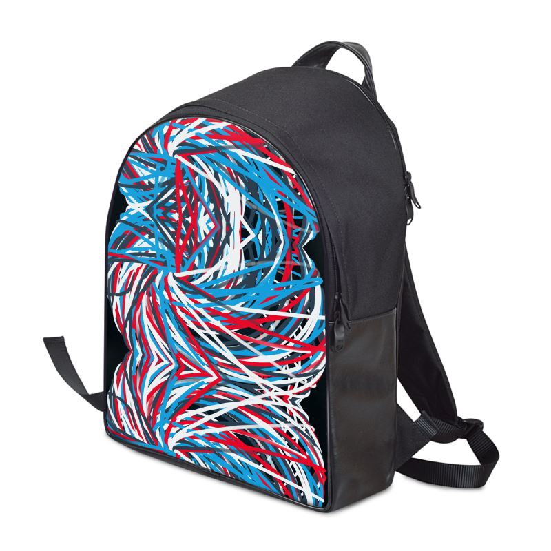 Colorful Thin Lines Art Backpack by The Photo Access