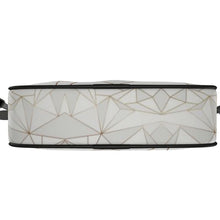 Load image into Gallery viewer, Abstract White Polygon with Gold Line Camera Bag by The Photo Access
