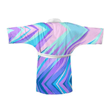 Load image into Gallery viewer, Blue Pink Abstract Eighties Kimono by The Photo Access
