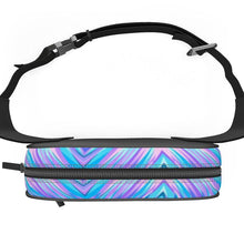 Load image into Gallery viewer, Blue Pink Abstract Eighties Belt Bag by The Photo Access
