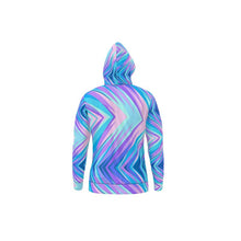 Lade das Bild in den Galerie-Viewer, Blue Pink Abstract Eighties Hoodie by The Photo Access
