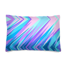 Cargar imagen en el visor de la galería, Blue Pink Abstract Eighties Pillow Cases by The Photo Access
