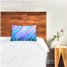 Lade das Bild in den Galerie-Viewer, Blue Pink Abstract Eighties Pillow Cases by The Photo Access
