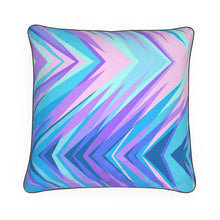Cargar imagen en el visor de la galería, Blue Pink Abstract Eighties Luxury Pillows by The Photo Access
