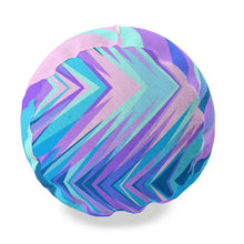 Lade das Bild in den Galerie-Viewer, Blue Pink Abstract Eighties Big Bolster Cushion by The Photo Access
