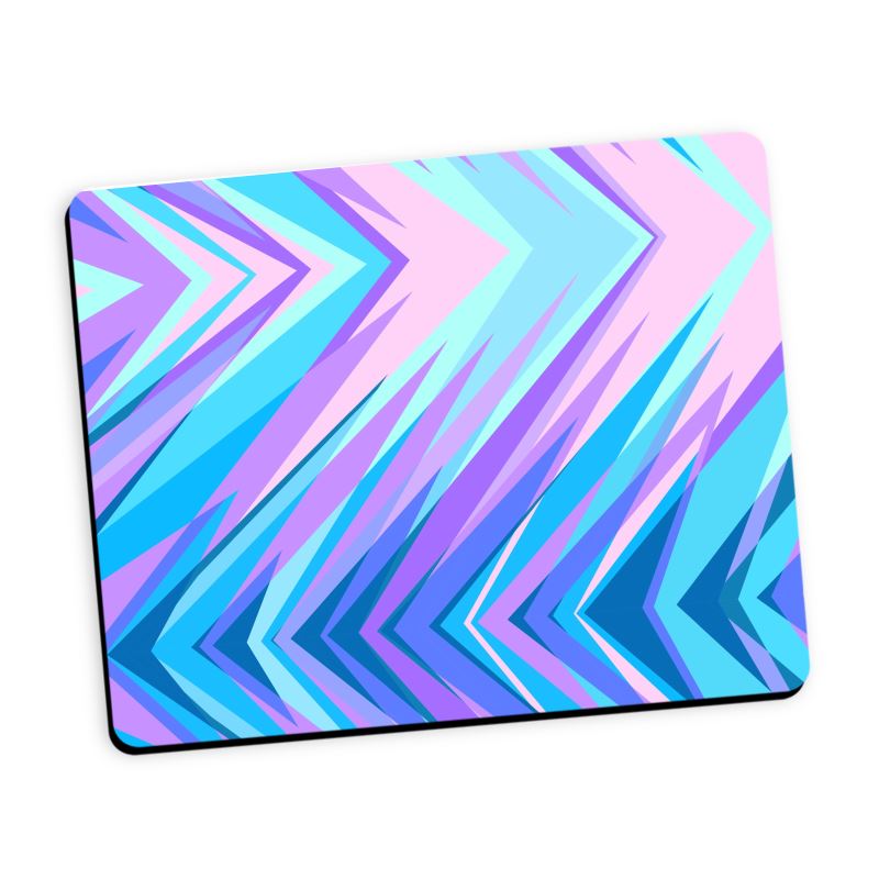 Blue Pink Abstract Eighties Mouse Mat by The Photo Access