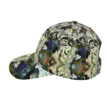 Load image into Gallery viewer, Abstract Fluid Lines of Movement Muted Tones High Fashion Baseball Cap by The Photo Access
