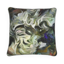 Load image into Gallery viewer, Abstract Fluid Lines of Movement Muted Tones High Fashion Luxury Pillows by The Photo Access
