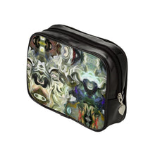 Lade das Bild in den Galerie-Viewer, Abstract Fluid Lines of Movement Muted Tones Make Up Bags by The Photo Access
