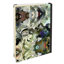 Load image into Gallery viewer, Abstract Fluid Lines of Movement Muted Tones High Fashion Custom Journals by The Photo Access
