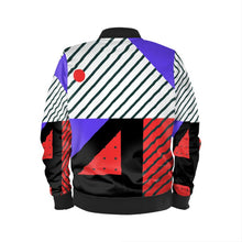 Load image into Gallery viewer, Neo Memphis Patches Stickers Mens Bomber Jacket by The Photo Access
