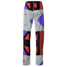 Load image into Gallery viewer, Neo Memphis Patches Stickers Womens Trousers by The Photo Access
