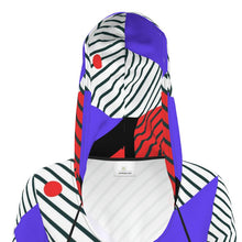 Load image into Gallery viewer, Neo Memphis Patches Stickers Hoody Dress by The Photo Access
