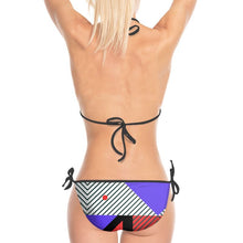 Load image into Gallery viewer, Neo Memphis Patches Stickers Bikini by The Photo Access
