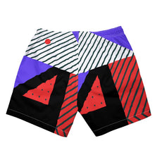 Load image into Gallery viewer, Neo Memphis Patches Stickers Mens Swimming Shorts by The Photo Access

