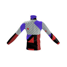 Load image into Gallery viewer, Neo Memphis Patches Stickers Mens Slim Fit Roll Neck by The Photo Access
