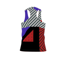 Load image into Gallery viewer, Neo Memphis Patches Stickers Mens Regular Fit Tank Top by The Photo Access
