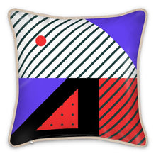 将图片加载到图库查看器，Neo Memphis Patches Stickers Silk Pillows by The Photo Access
