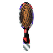 Load image into Gallery viewer, Neo Memphis Patches Stickers Hairbrush by The Photo Access
