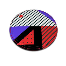 Cargar imagen en el visor de la galería, Neo Memphis Patches Stickers Leather Coasters by The Photo Access
