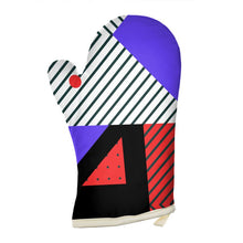 Load image into Gallery viewer, Neo Memphis Patches Stickers Oven Glove by The Photo Access
