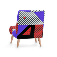 Load image into Gallery viewer, Neo Memphis Patches Stickers Occasional Chair by The Photo Access

