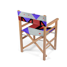 Load image into Gallery viewer, Neo Memphis Patches Stickers Directors Chair by The Photo Access
