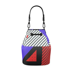 Load image into Gallery viewer, Neo Memphis Patches Stickers Bucket Bag by The Photo Access
