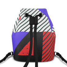 Load image into Gallery viewer, Neo Memphis Patches Stickers Bucket Backpack by The Photo Access
