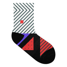 将图片加载到图库查看器，Neo Memphis Patches Stickers Socks by The Photo Access
