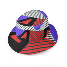 Load image into Gallery viewer, Neo Memphis Patches Stickers Bucket Hat by The Photo Access
