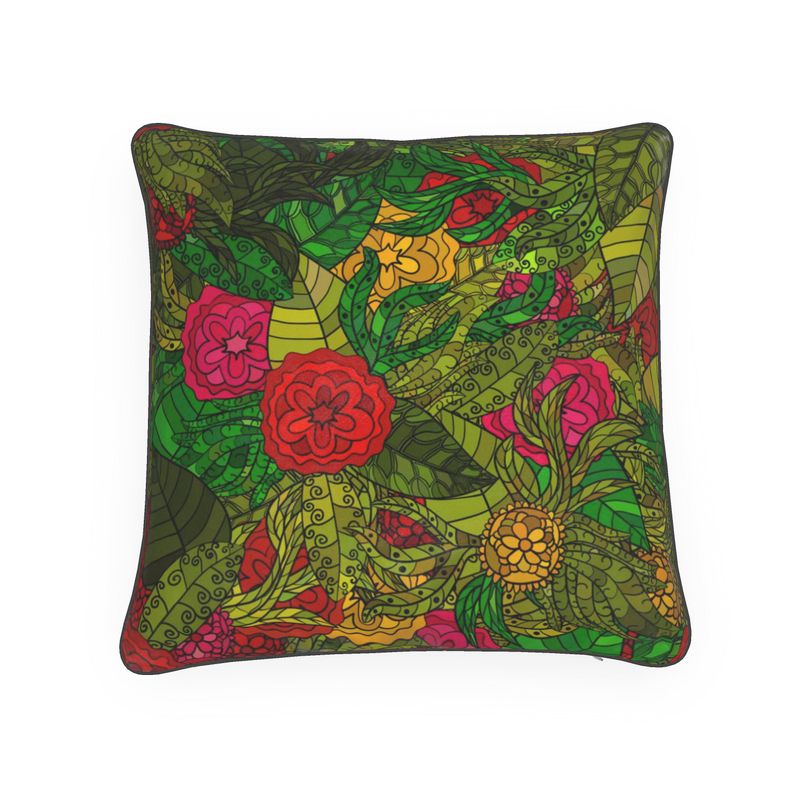 Hand Drawn Floral Seamless Pattern Pillows by The Photo Access