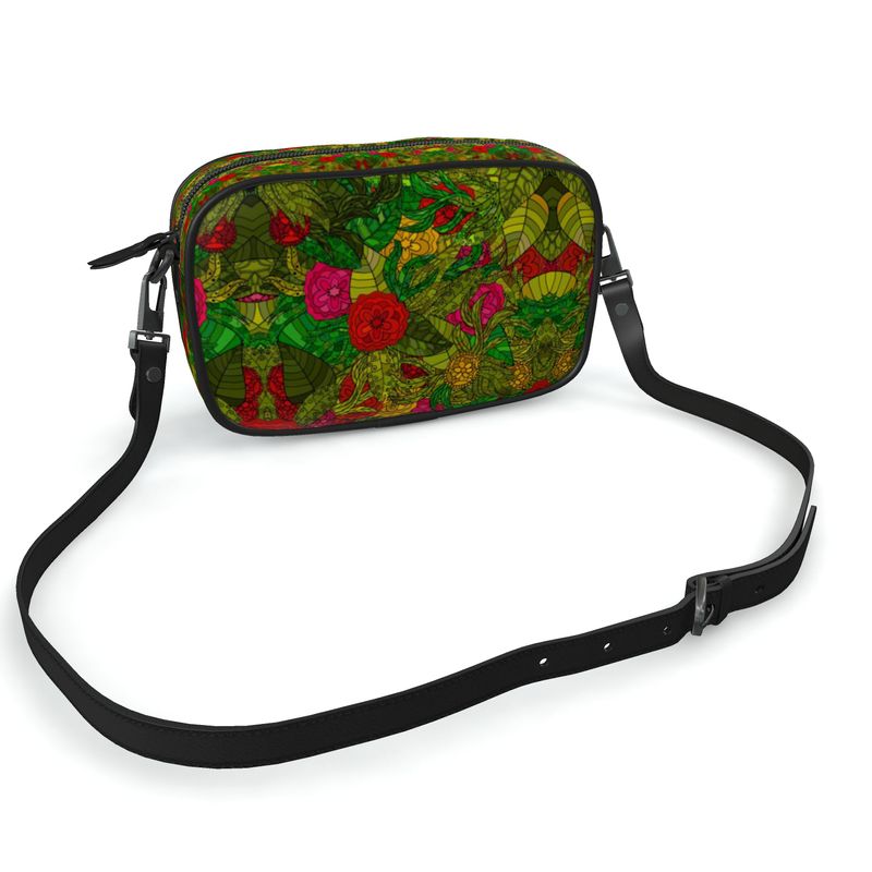 Hand Drawn Floral Seamless Pattern Camera Bag by The Photo Access