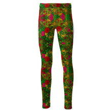 Load image into Gallery viewer, Hand Drawn Floral Seamless Pattern High Waisted Leggings by The Photo Access
