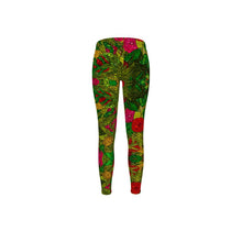 Load image into Gallery viewer, Hand Drawn Floral Seamless Pattern Leggings by The Photo Access
