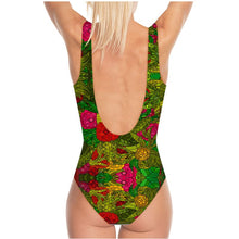 Cargar imagen en el visor de la galería, Hand Drawn Floral Seamless Pattern Swimsuit by The Photo Access
