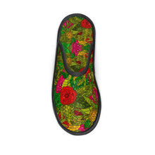 Load image into Gallery viewer, Hand Drawn Floral Seamless Pattern Slippers by The Photo Access
