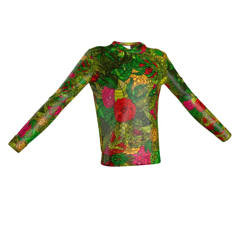 Hand Drawn Floral Seamless Pattern Sweatshirt by The Photo Access