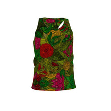 Load image into Gallery viewer, Hand Drawn Floral Seamless Pattern Mens regular fit tank top by The Photo Access
