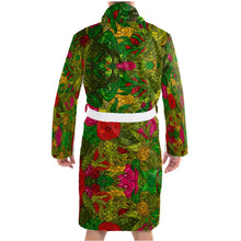 Load image into Gallery viewer, Hand Drawn Floral Seamless Pattern Bathrobe by The Photo Access
