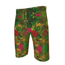 Load image into Gallery viewer, Hand Drawn Floral Seamless Pattern Mens Sweat Shorts by The Photo Access
