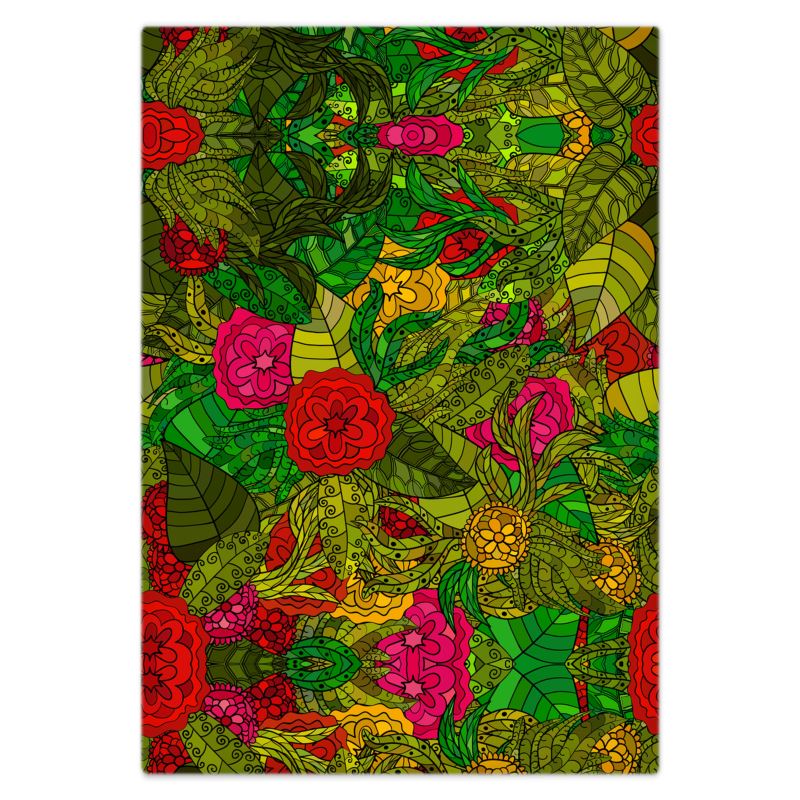 Hand Drawn Floral Seamless Pattern Bed Sheets by The Photo Access