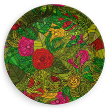 गैलरी व्यूवर में इमेज लोड करें, Hand Drawn Floral Seamless Pattern Party Plates by The Photo Access
