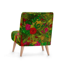Load image into Gallery viewer, Hand Drawn Floral Seamless Pattern Occasional Chair by The Photo Access
