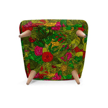 Cargar imagen en el visor de la galería, Hand Drawn Floral Seamless Pattern Occasional Chair by The Photo Access
