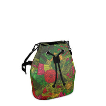 Load image into Gallery viewer, Hand Drawn Floral Seamless Pattern Bucket Bag by The Photo Access
