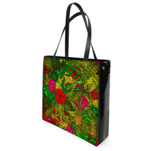 Load image into Gallery viewer, Hand Drawn Floral Seamless Pattern Shopper Bags by The Photo Access
