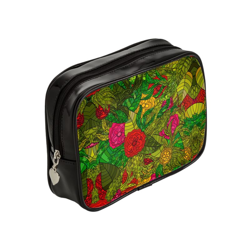Hand Drawn Floral Seamless Pattern Make Up Bags by The Photo Access